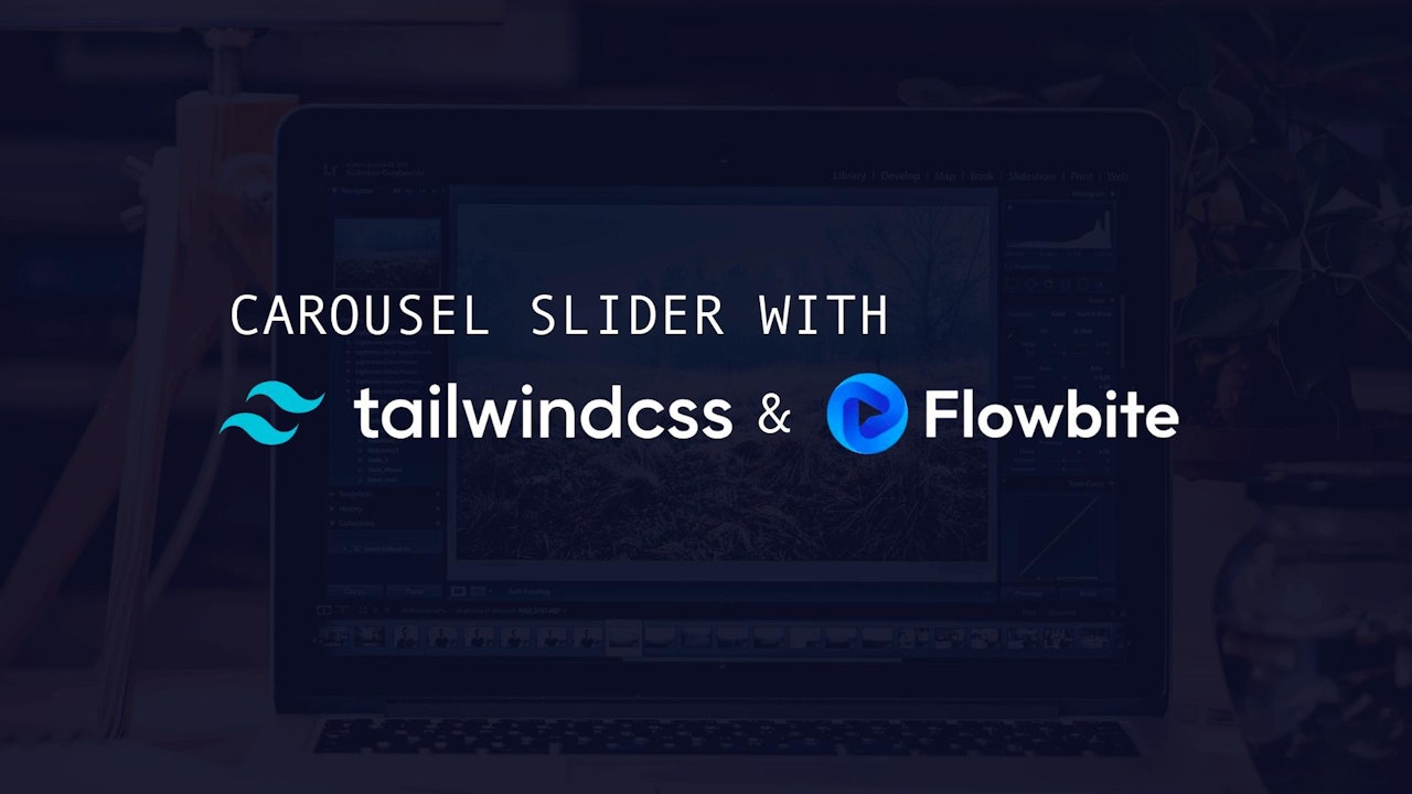 How to use a carousel slider with Tailwind CSS and Flowbite