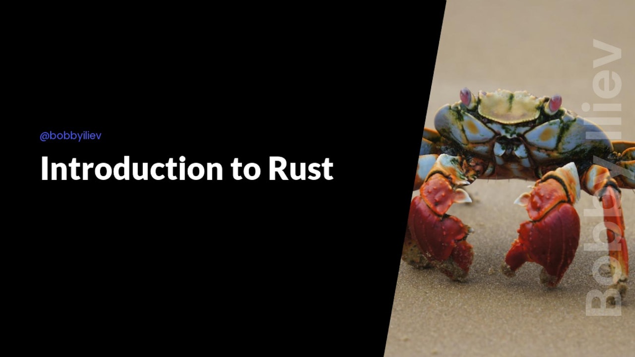Introduction to Rust