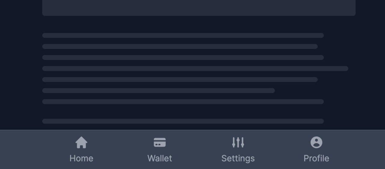 How to build a bottom navigation component with Tailwind CSS and Flowbite