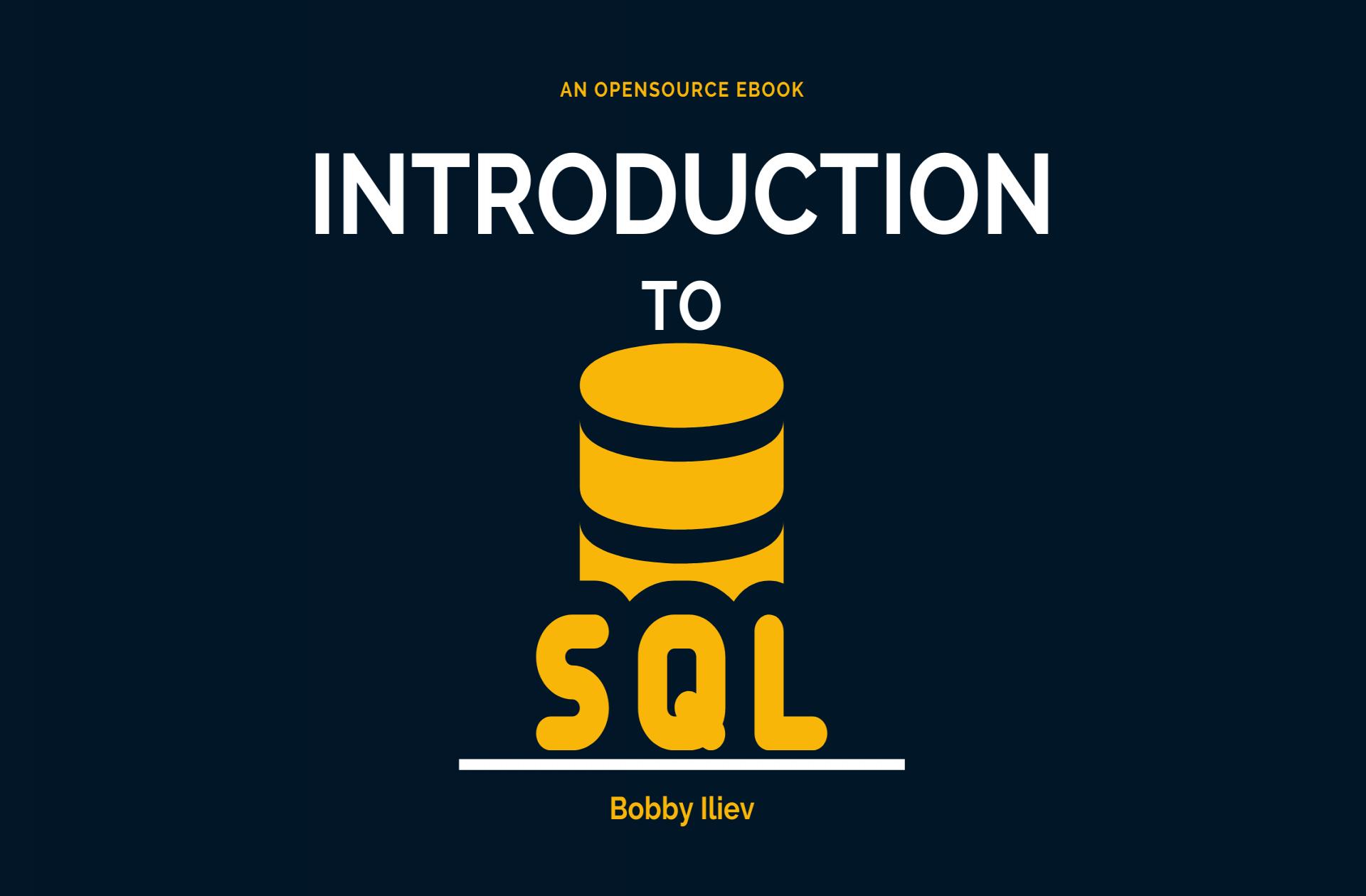 Opensource Introduction to SQL eBook 💡