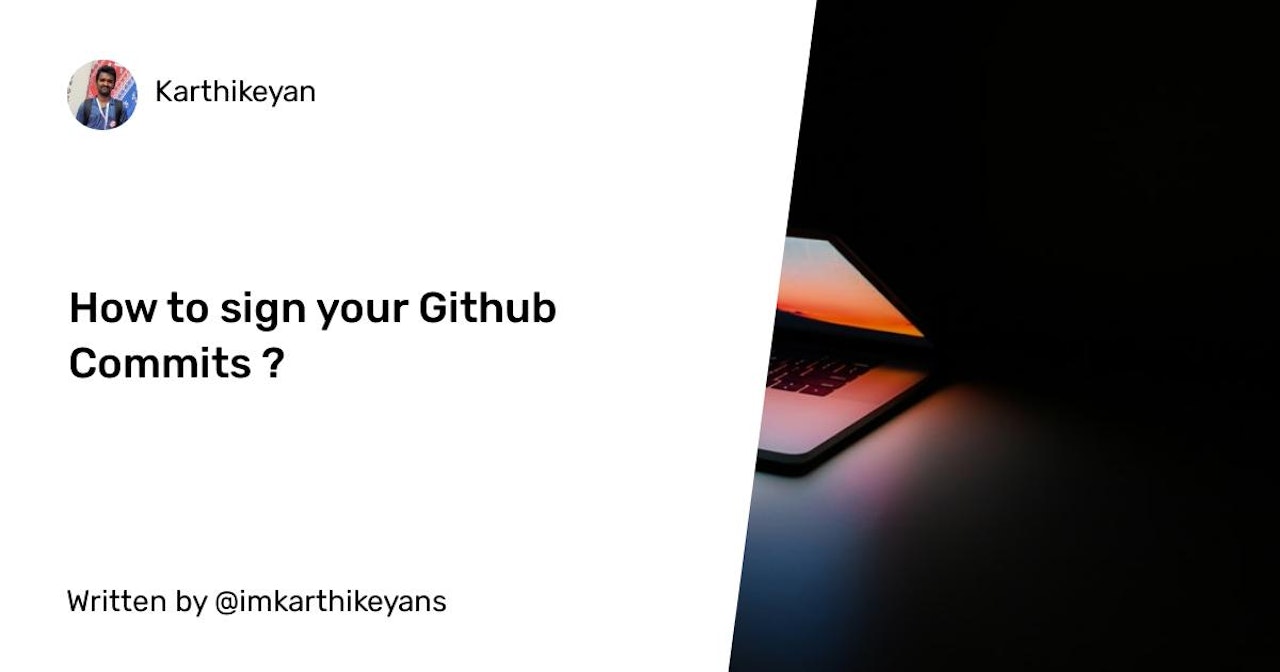 How to sign your Github Commits ?