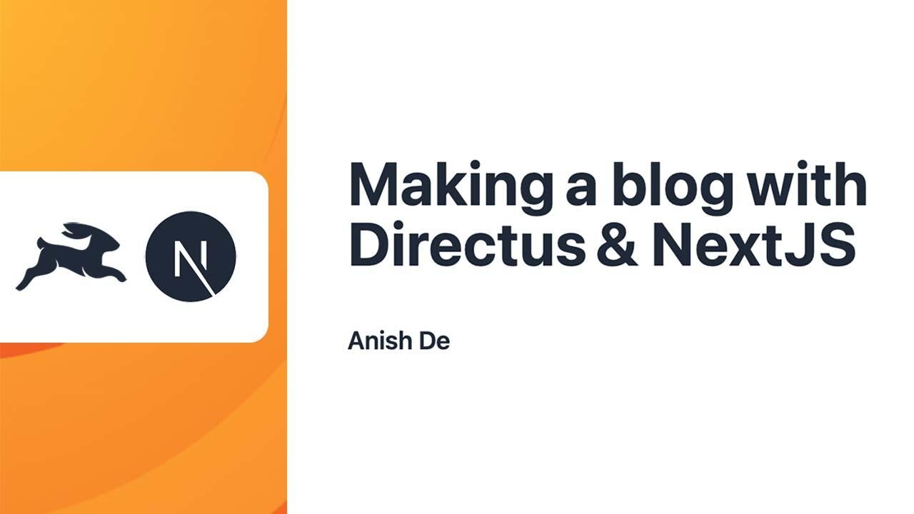 Making a blog with Directus, MDX, and Next.js On-Demand ISR
