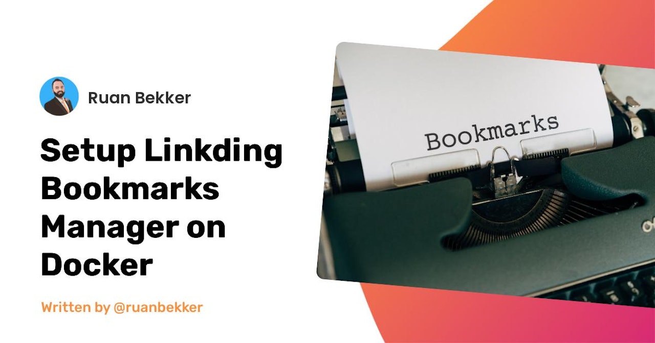 Setup Linkding Bookmarks Manager on Docker