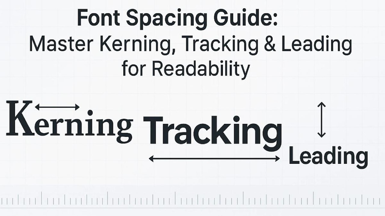 Font Spacing Guide: Master Kerning, Tracking & Leading for Readability