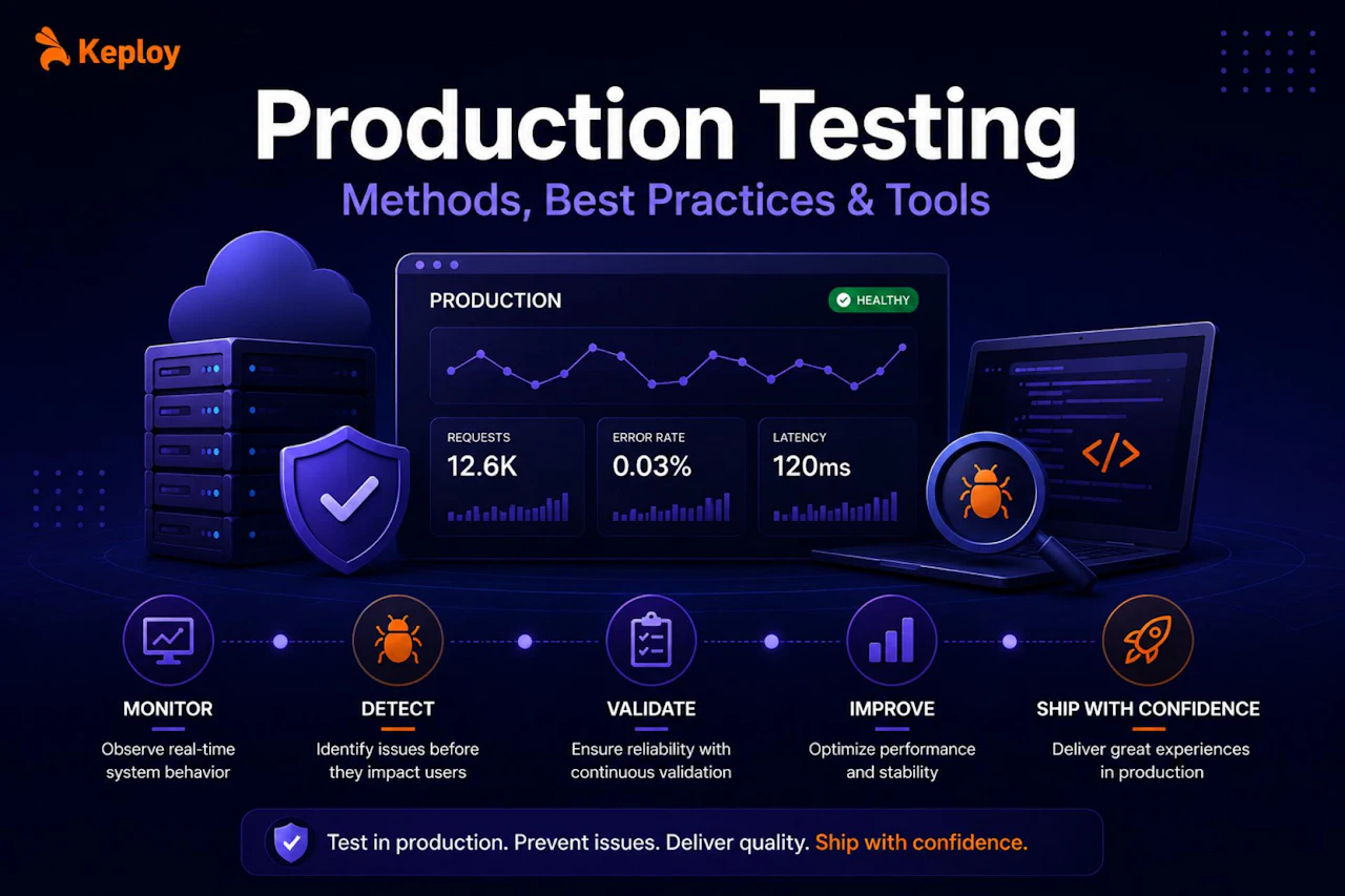 Production Testing: Methods, Best Practices & Tools (2026)