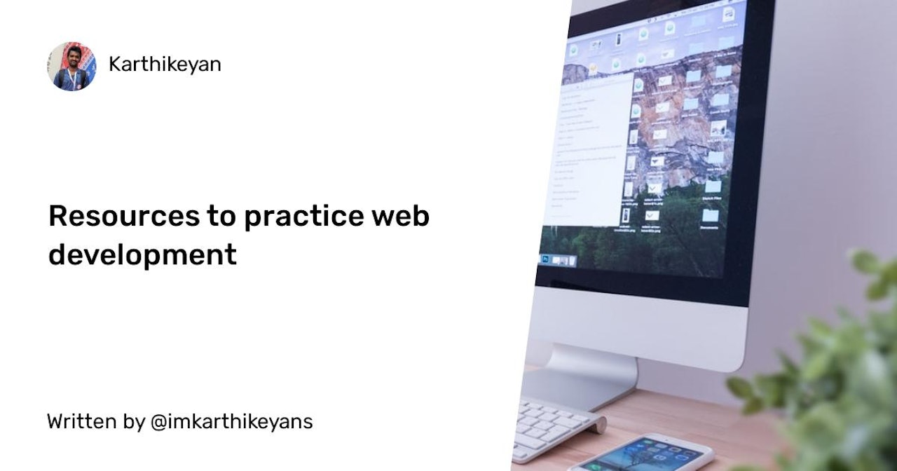 Resources to practice web development