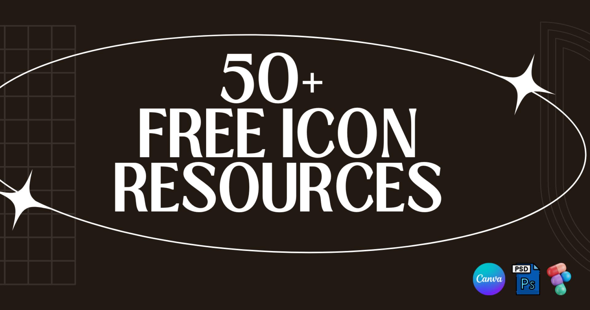 50+ Free Icon resources for your projects