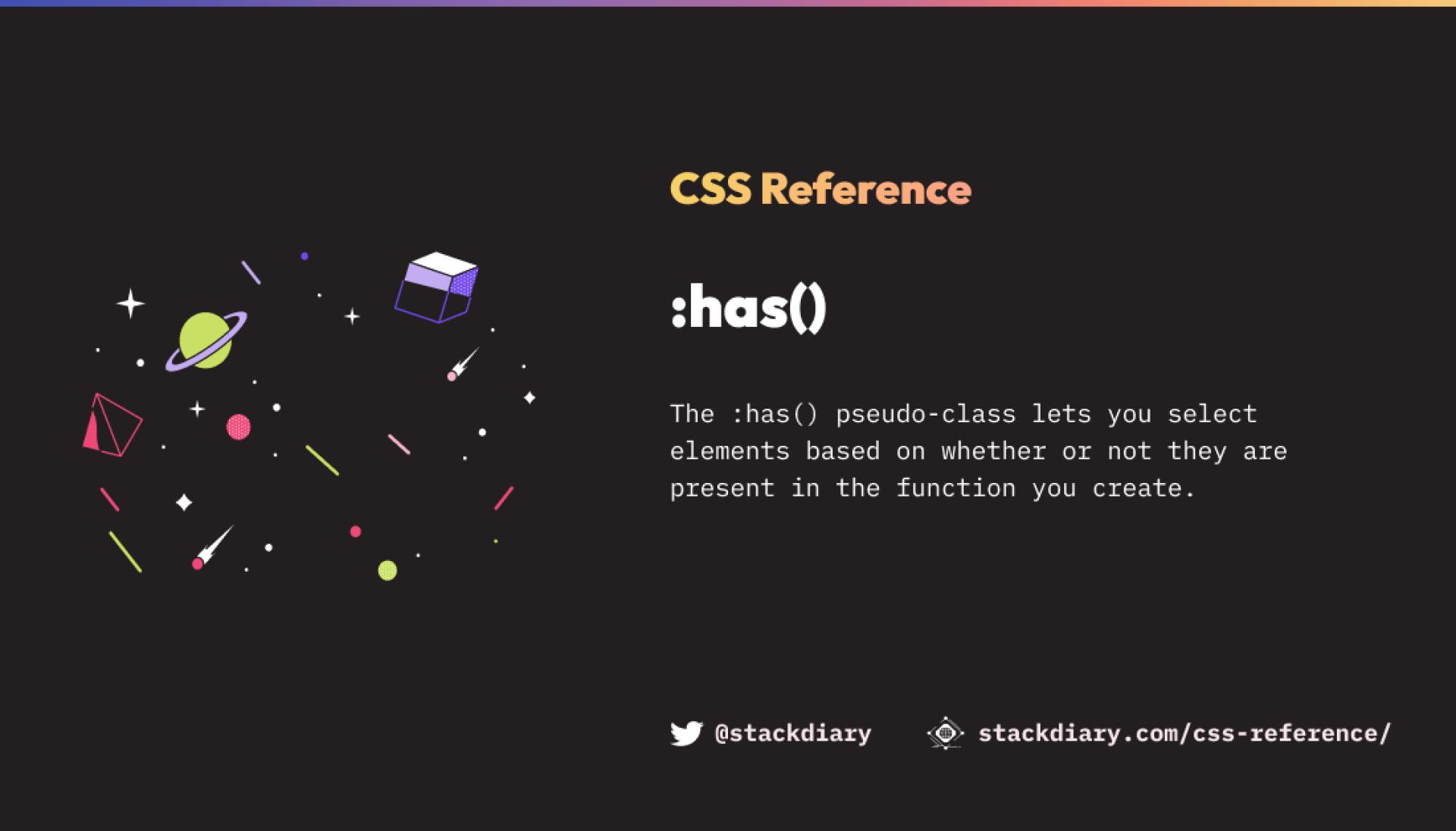 CSS :has() Pseudo-class Selector