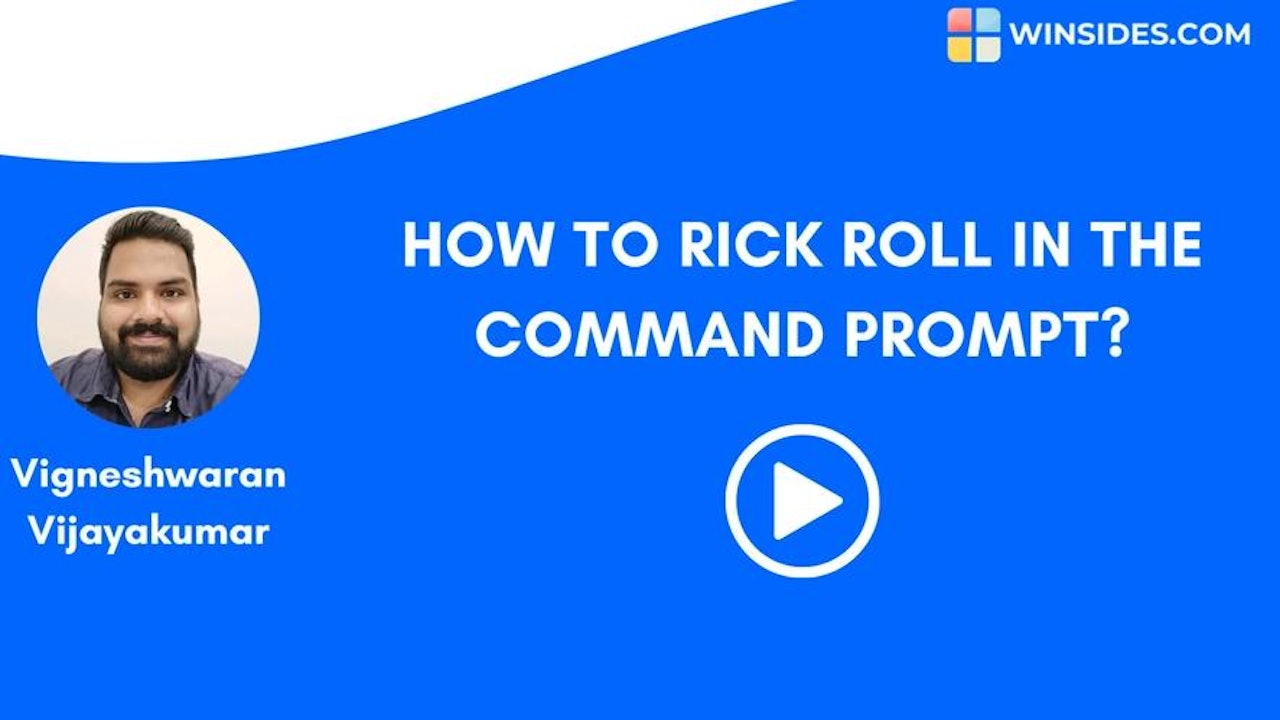 Video - I Rick Rolled my Terminal 😇
