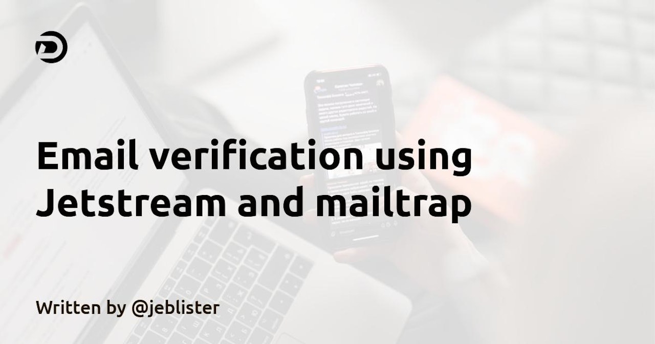 Email verification using Jetstream and mailtrap