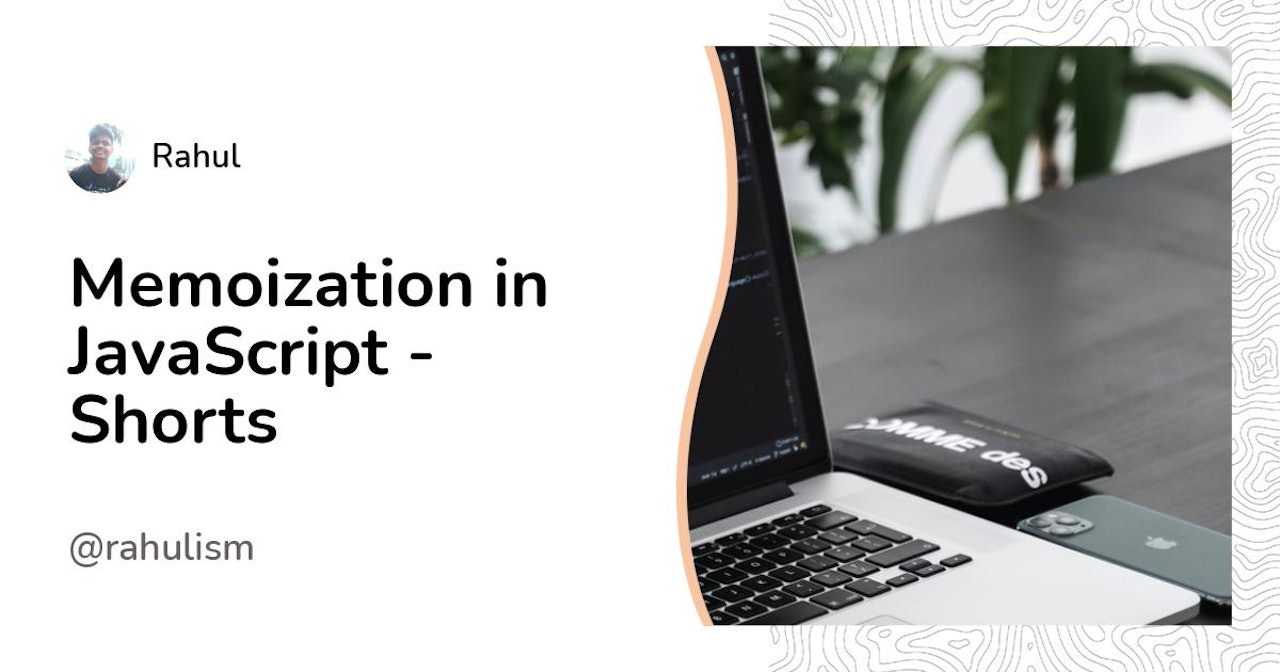 Memoization in JavaScript - Shorts