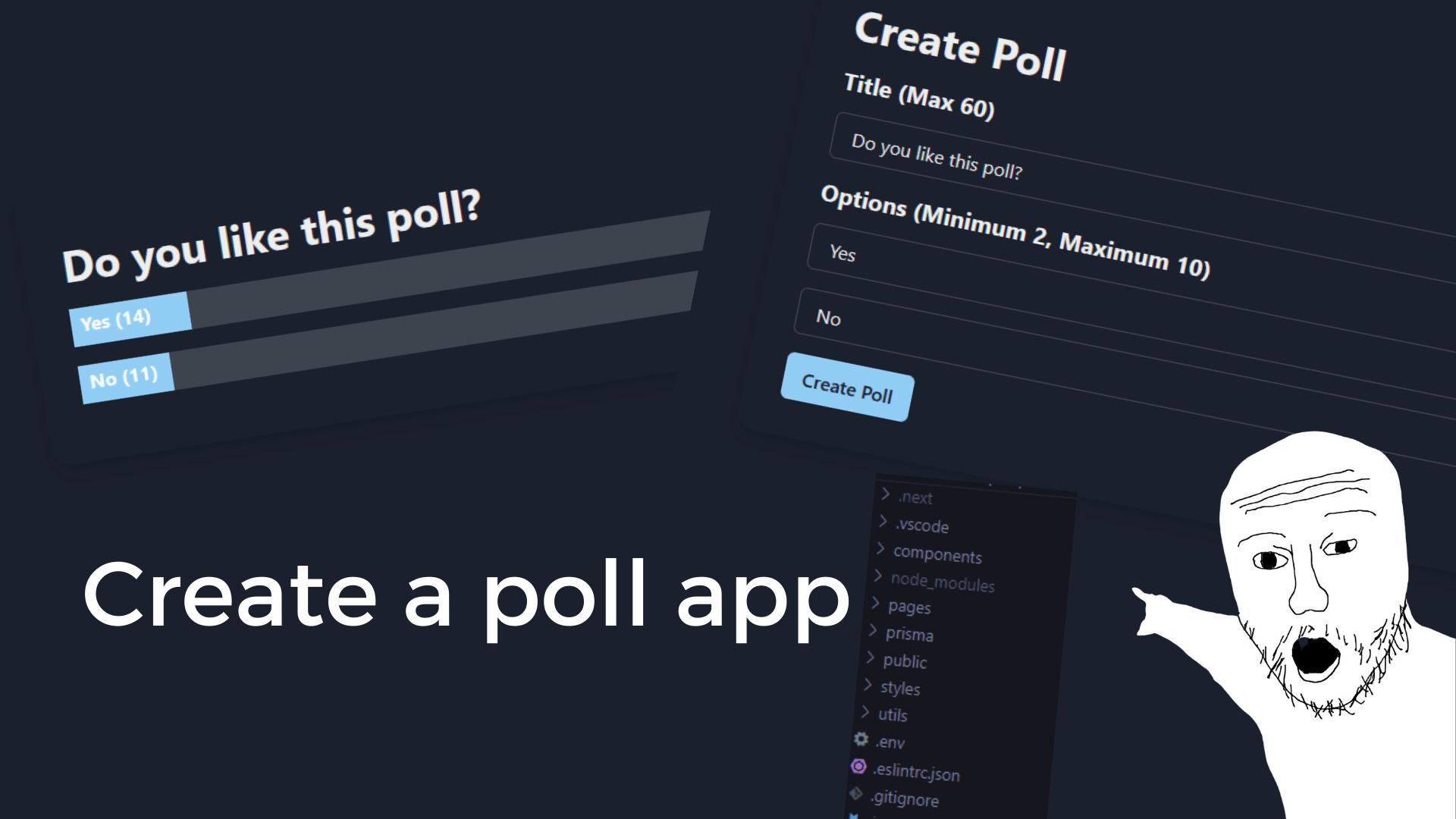 Create a poll app using NextJS