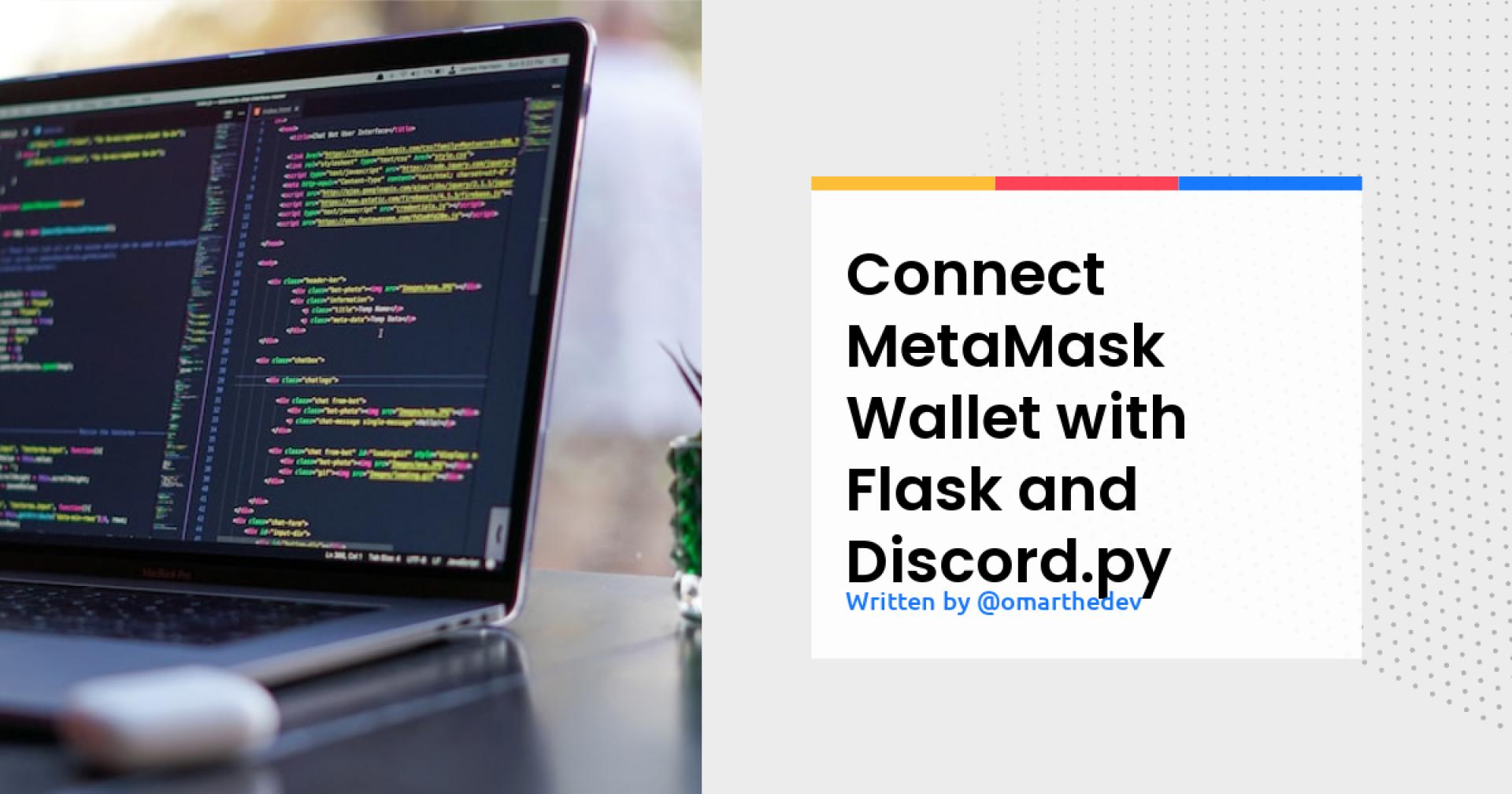Connect MetaMask Wallet with Flask and Discord.py