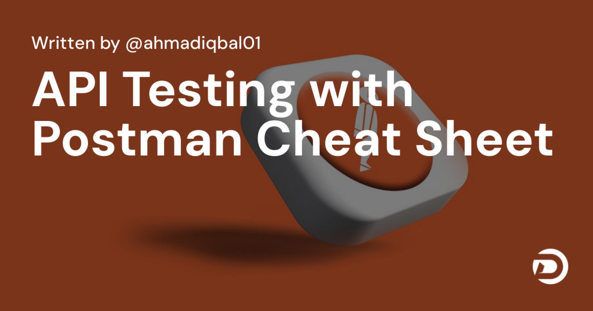 API Testing with Postman Cheat Sheet
