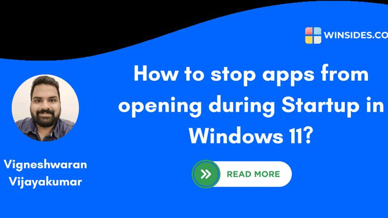 Stop apps opening at startup in Windows 11!