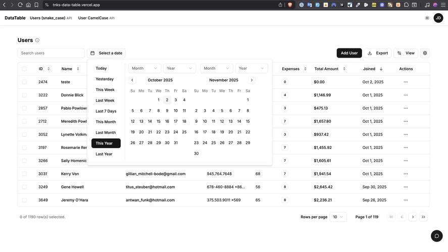 🚀 I Built an Enterprise-Grade Data Table for Next.js - Now Available via Shadcn Registry!
