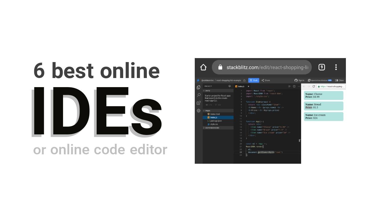 6 Best Online Ides