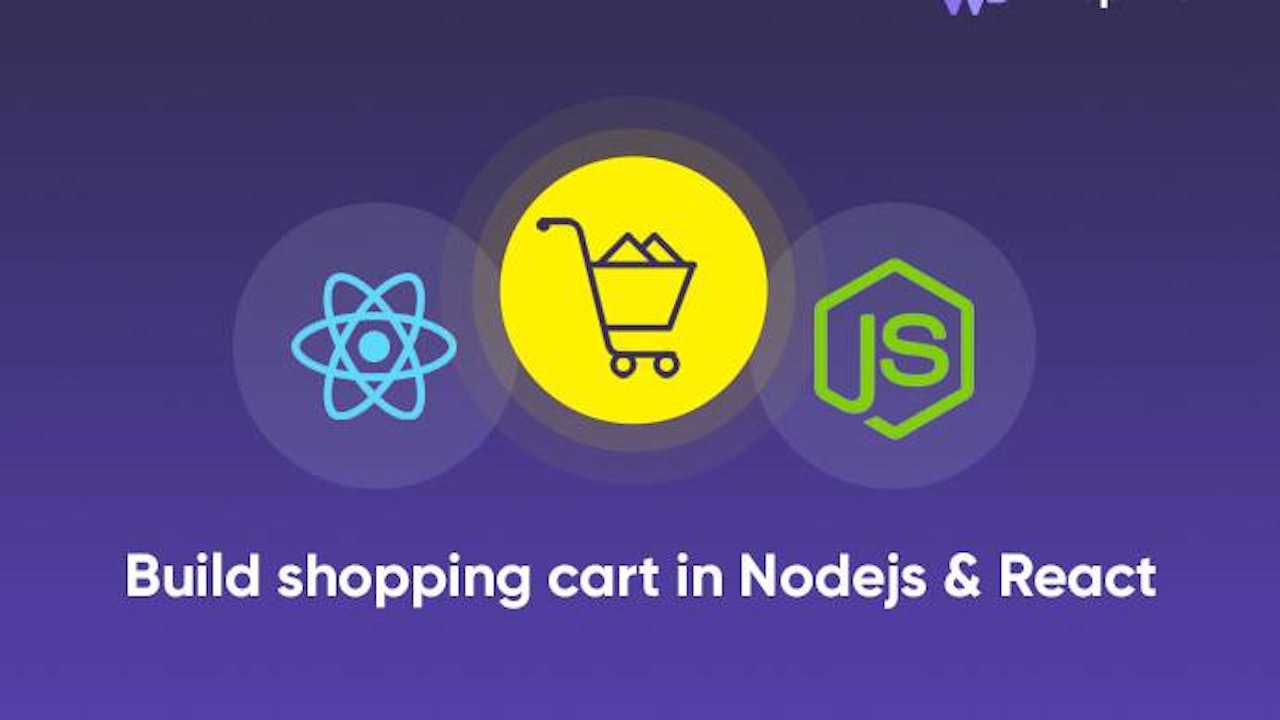 Build a shopping cart in Nodejs and React