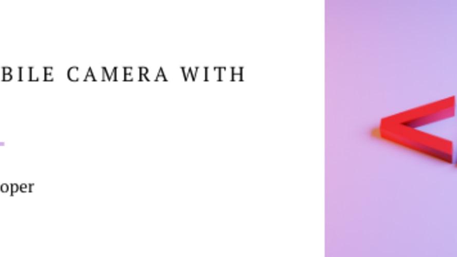 Open Mobile Camera With HTML