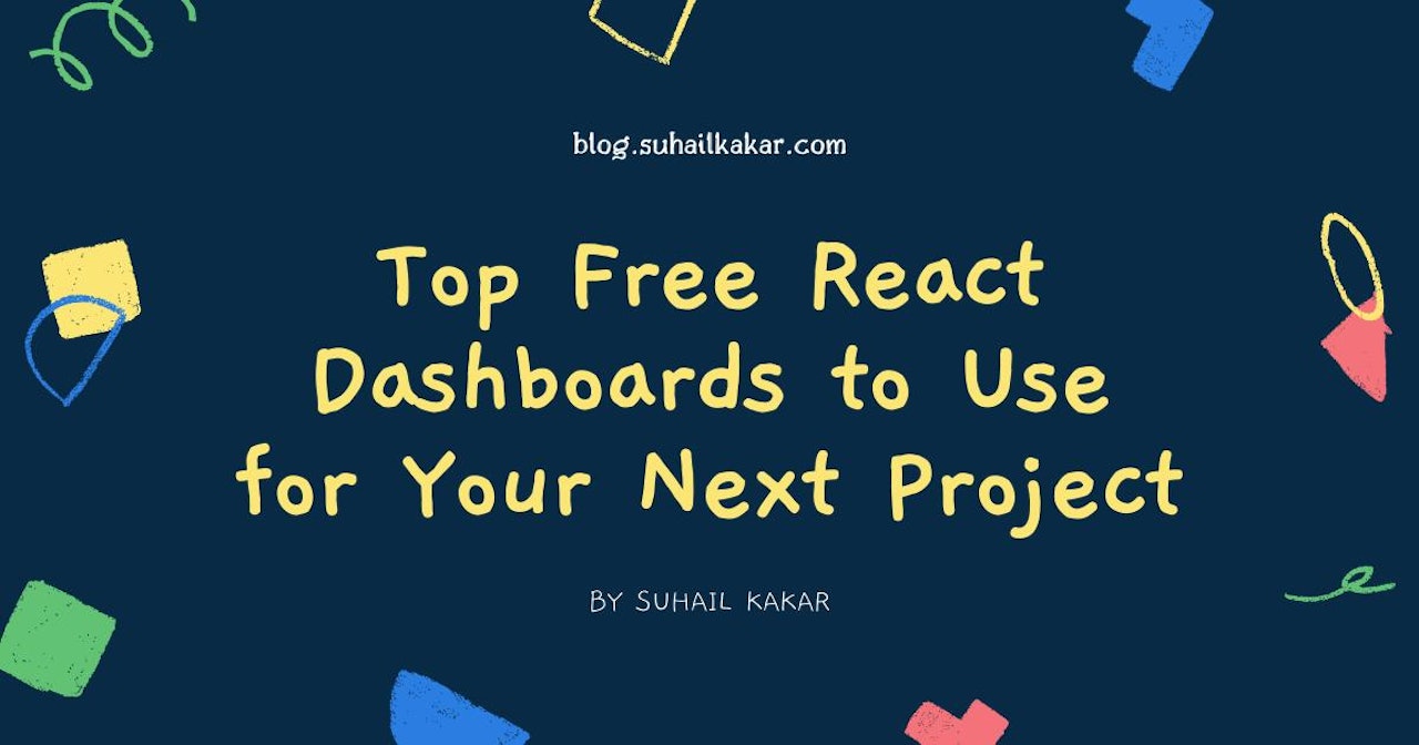 Top Free React Dashboards to Use for Your Next Project