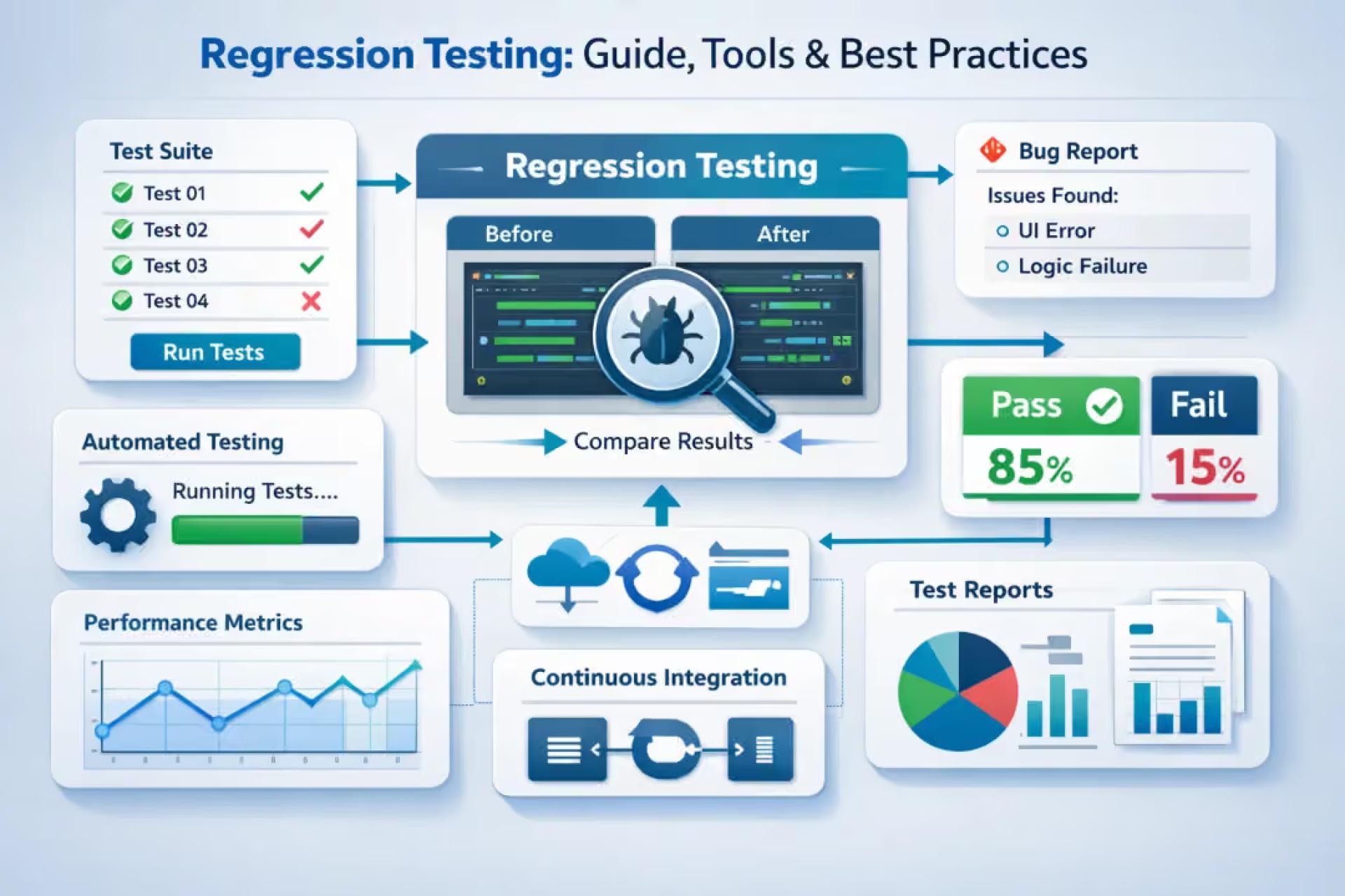 Regression Testing: Techniques, Tools & Best Practices (2026)